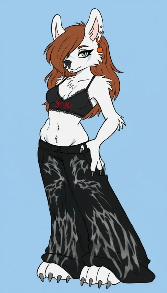 Commissioned anthropomorphic character illustration
